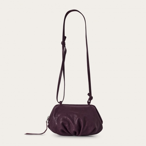 Plis Bag S, aubergine